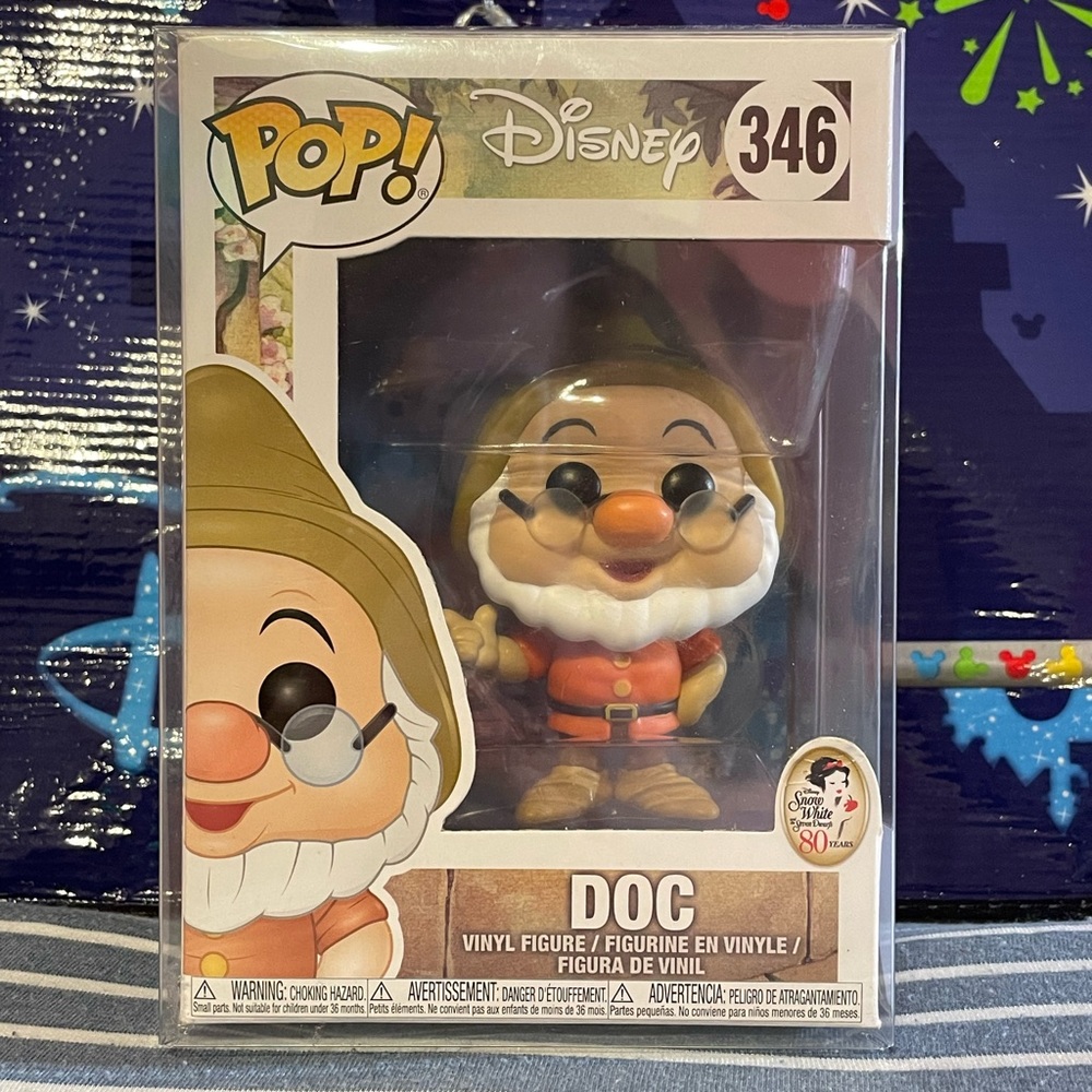 Doc (Snow White’s 80th Anniversary) Funko Pop ~ NWT & Protective Case